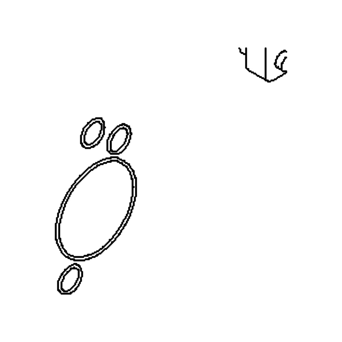 1049-22sk Seal Kit, A Side Cap D50