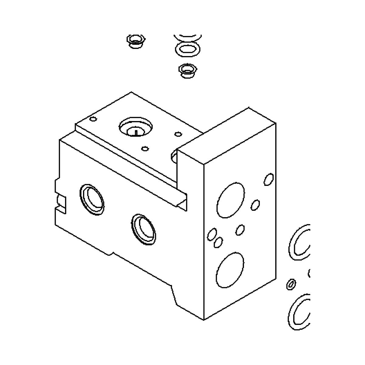 1050-12 PARKER PILOT CAT KIT ECS2 A-SIDE UNF