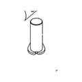 1056 PIN - SAW CYLINDER -  BUTT END CF'S
