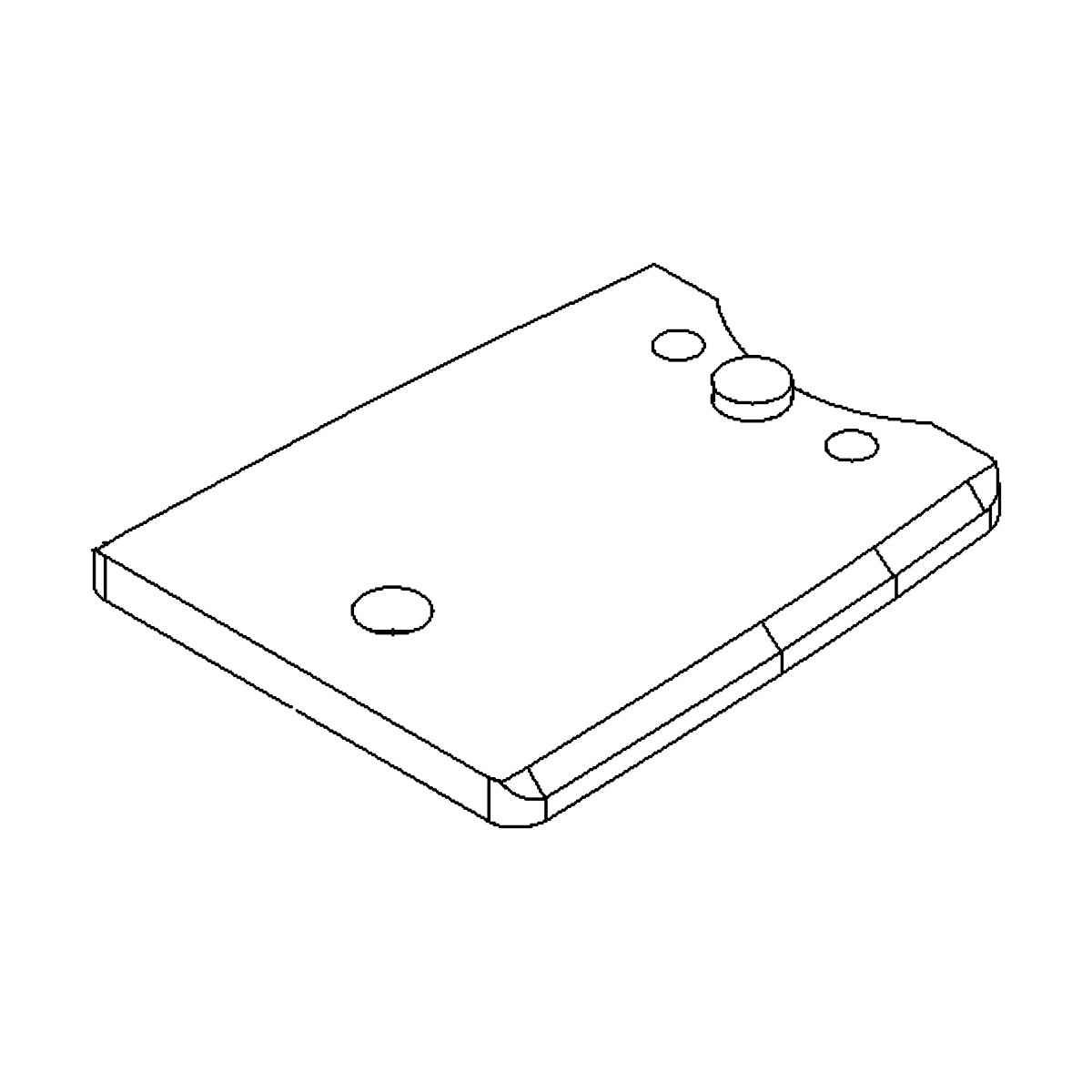1104 PLATE BOTTOM SLIDE