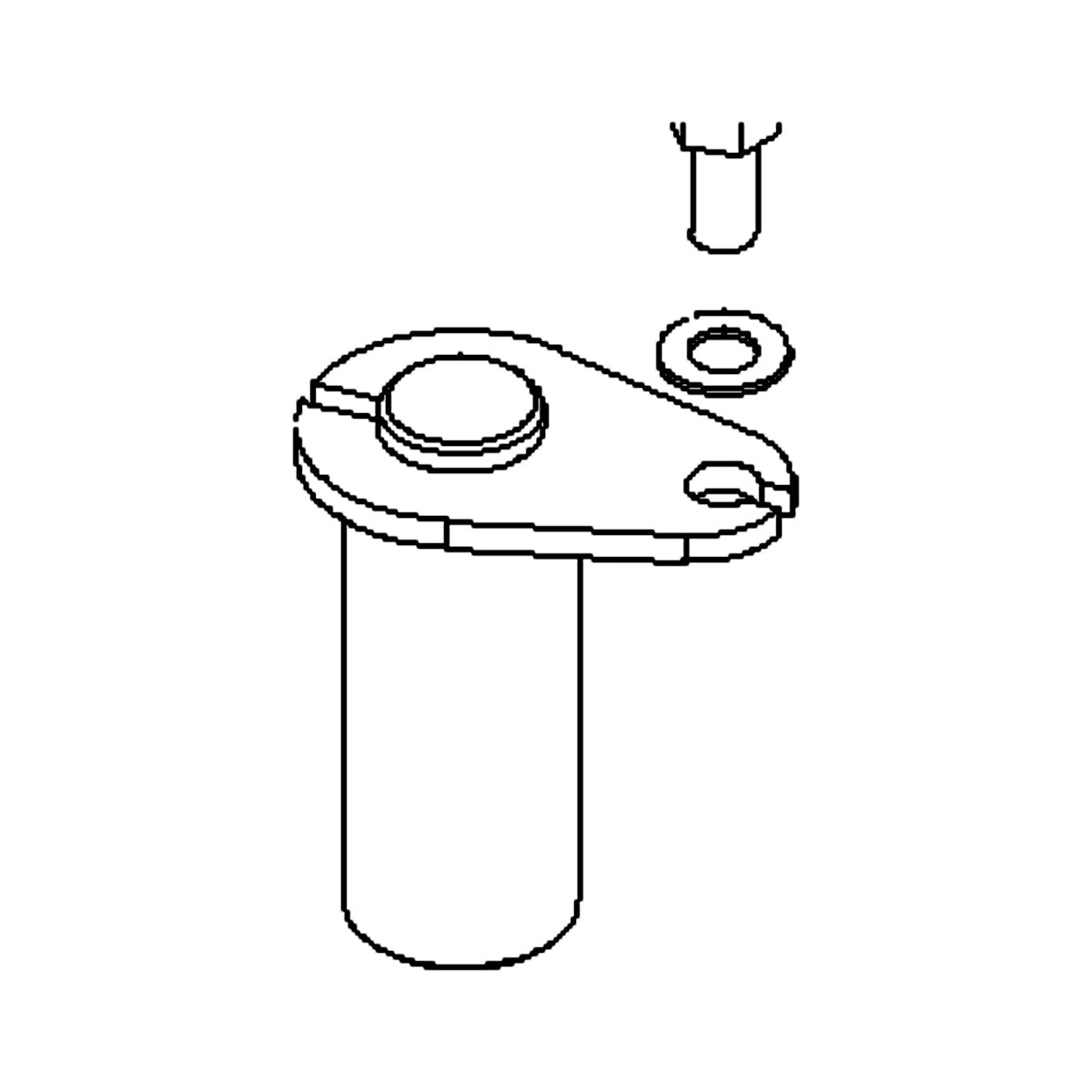 1113 FABTEK, PIN ROD END CYLINDER