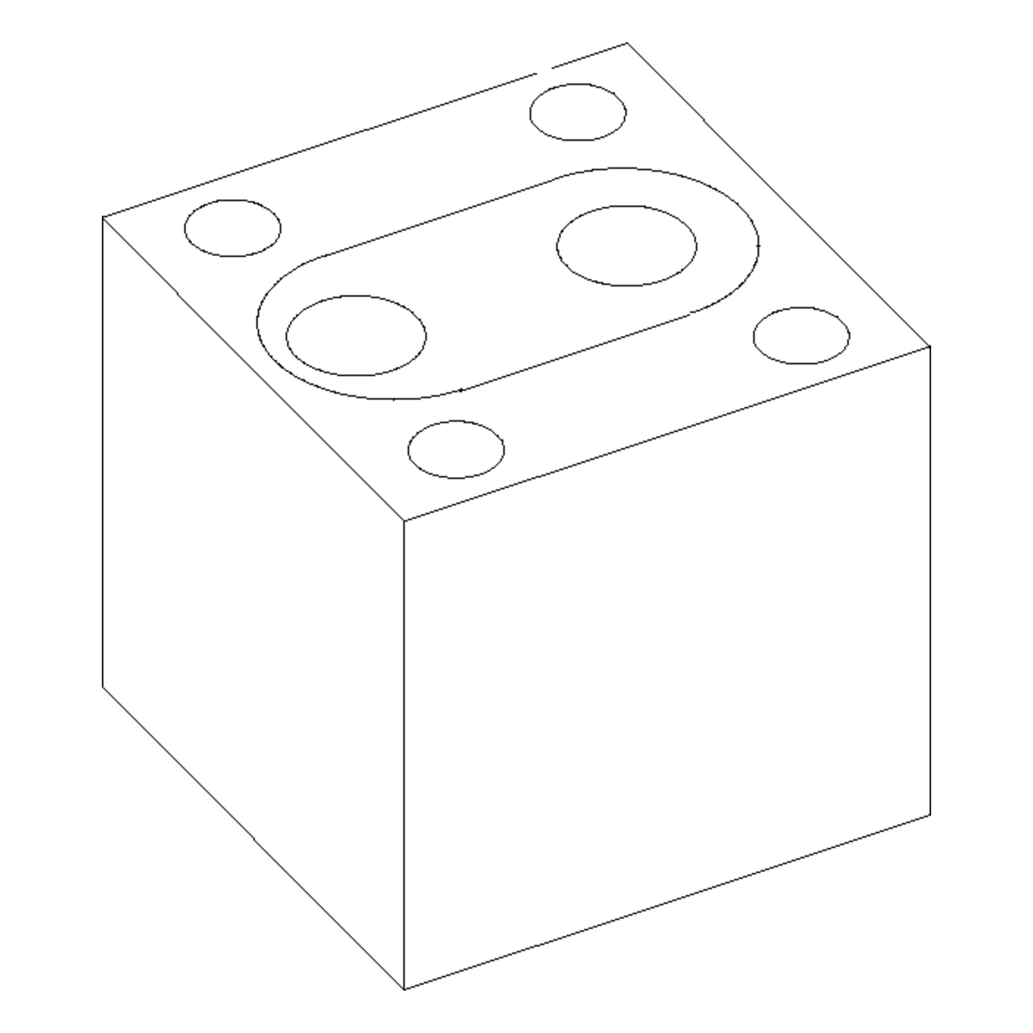 BAR OILER PUMP BLOCK - TOP SAW