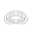 RETAINING FLANGE HI-SPEED, CF22