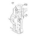 1230 Weldment, Tower 2 Roller