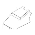 1258 COVER SAW BOTTOM - SAW SIDE WELDMENT