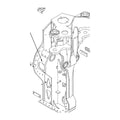 1273 Weldment, Tower 2 Roller
