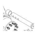 1278 MAIN SWING ARM PIN WELDMENT JPS CF