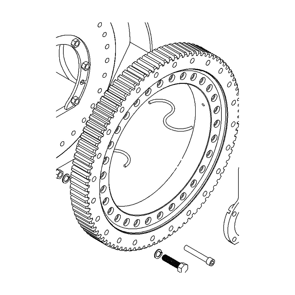 1287 SLEWING BEARING - CF22