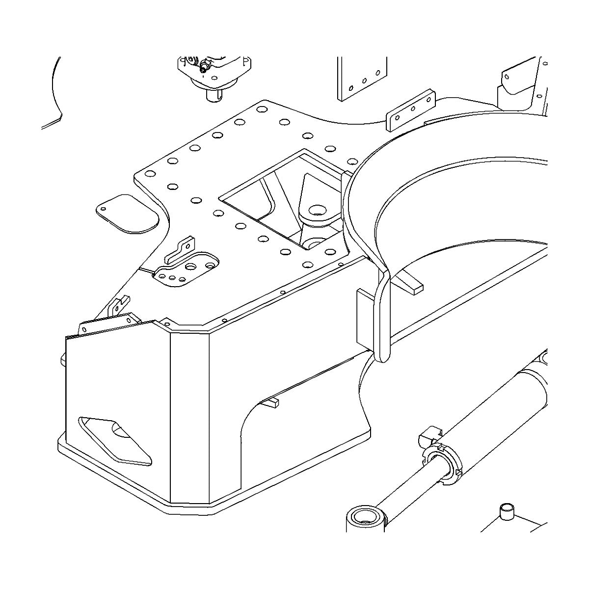 1340 CF-18 Saw Bottom Weldment