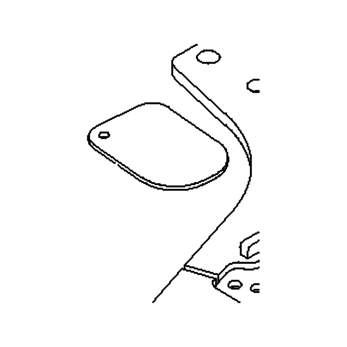 1369 SAW BOTTOM PIN ACCESS COVER