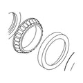 1380-81 INNER ROLLER BEARING SET - CF20 HUB