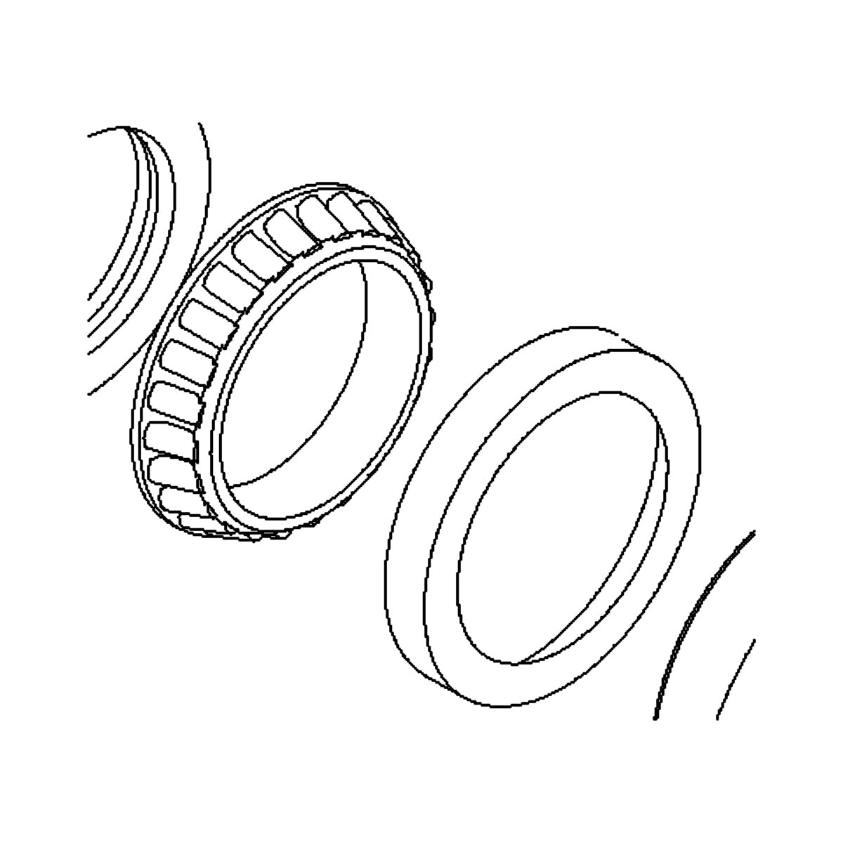 1380-81 INNER ROLLER BEARING SET - CF20 HUB