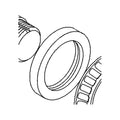 1384 BEARING SEAL CF20 HUB
