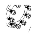 1398-wn MS08 / MS11 Wheel Nut