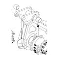 1402r SWING ARM CF18 WELDMENT RIGHT