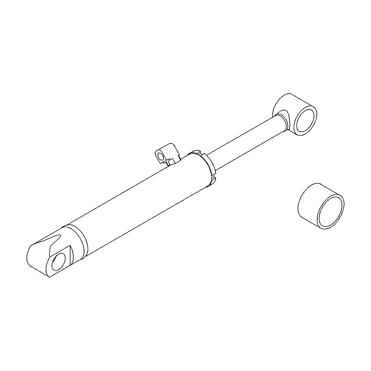 1408 ROLL CLAMP CYLINDER W/ DIA. SENSOR CF20