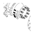 1414-s MS11 ROLLER MOTOR W/ SPEED SENSOR