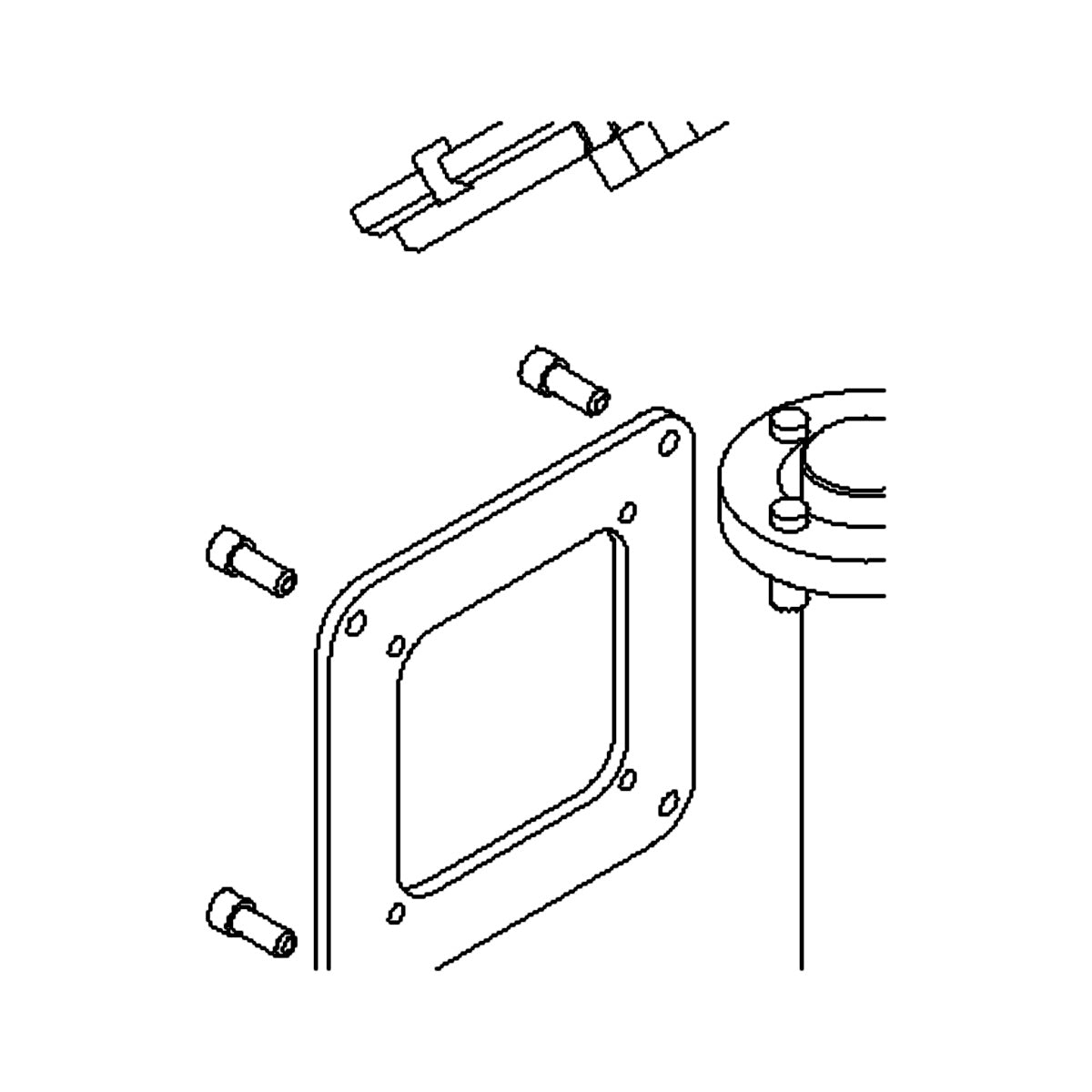 1501-24 Tower Access Cover Flange