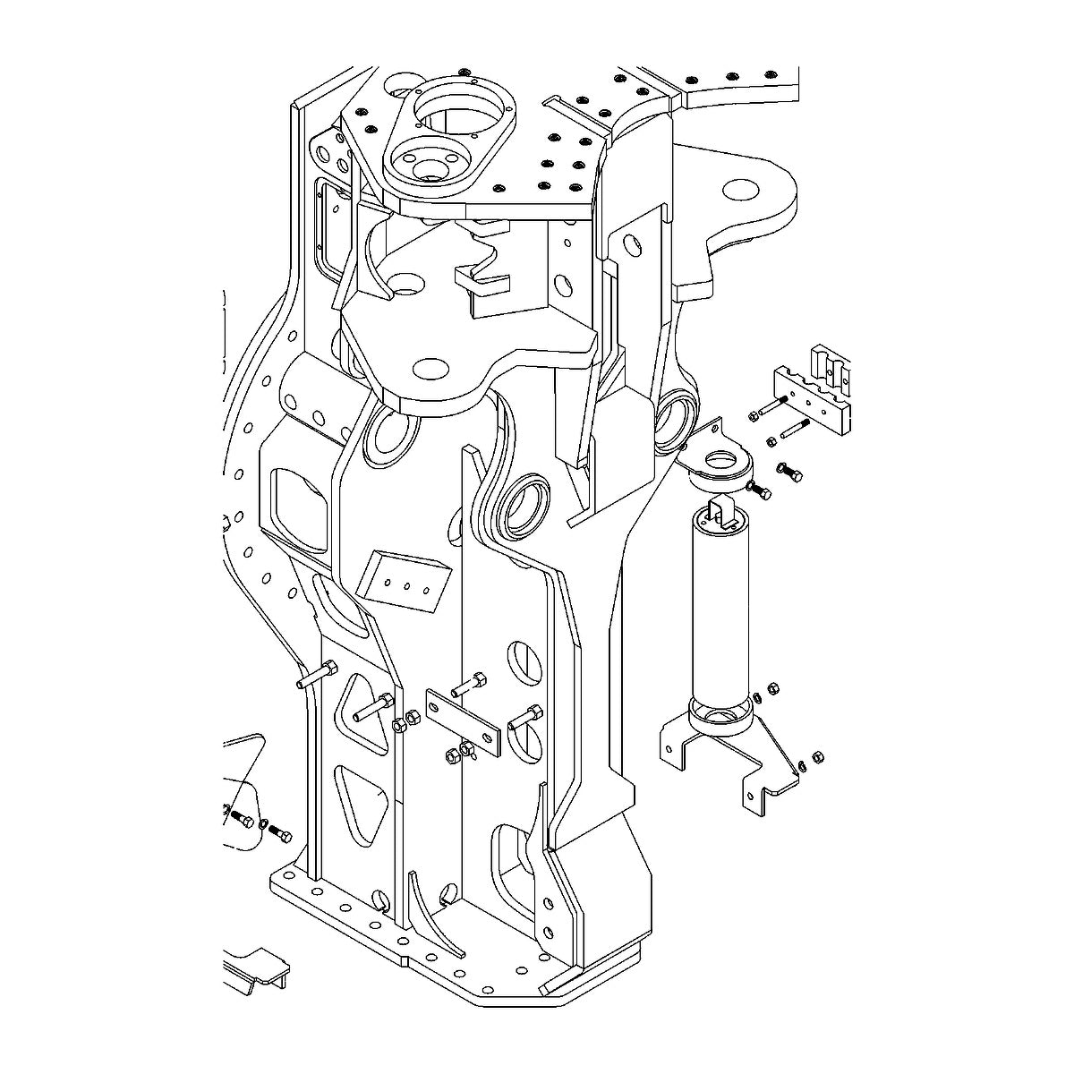 1501 CF-22 Tower Weldment