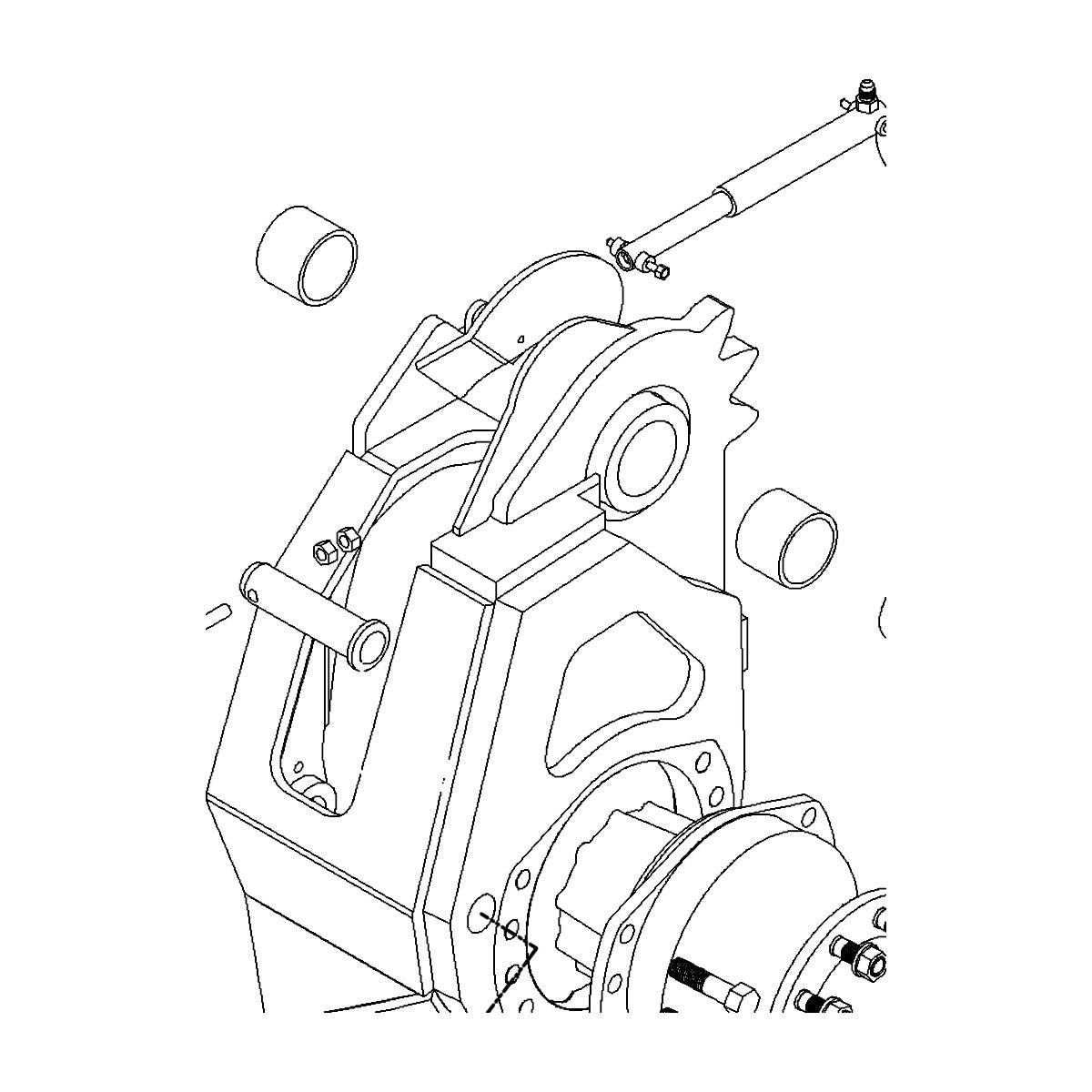 1505r SWING ARM WELDMENT, CF22 - RIGHT