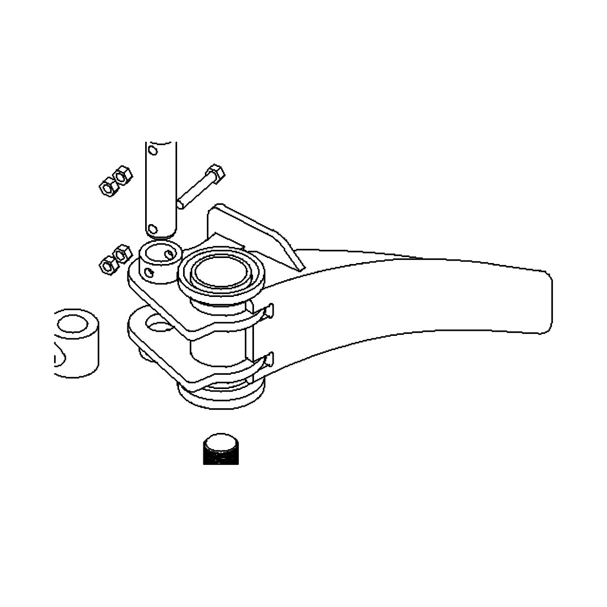 1507 Thumb, Weldment Lower Arm