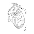 1590l FABTEK, 2 ROLLER CONVERSION SWING ARM - LEFT