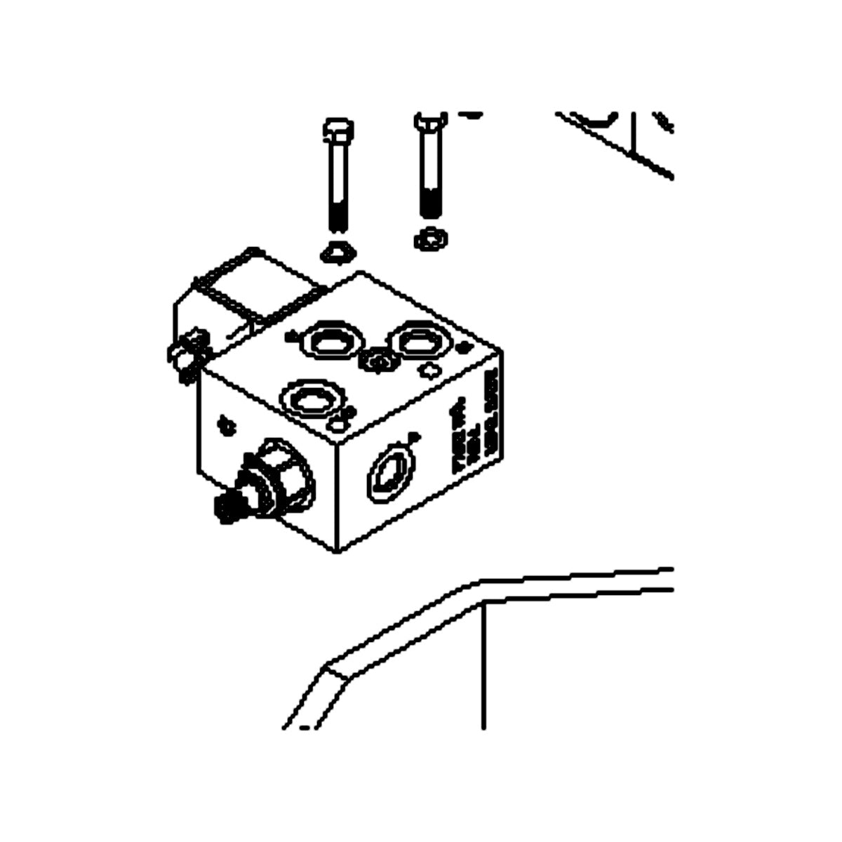 1683 TWO SPEED PRESSURE REDUCER MANIFOLD - TWO SPEED MOTORS / TOP SAW