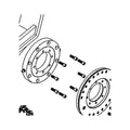 1686 TOP SAW ROLLER BEARING