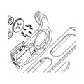 1777 .404 AUTO TENSIONER SWING ARM ASSEMBLY