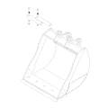 9035E Liugong 24" Scraper Bucket