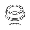 bl1-30mm SPROCKET HUB 30MM