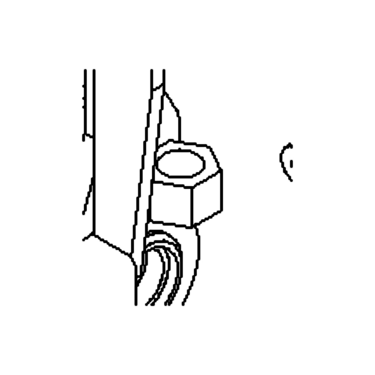 fhnf2134120000pl 1 3/4-12 NUT