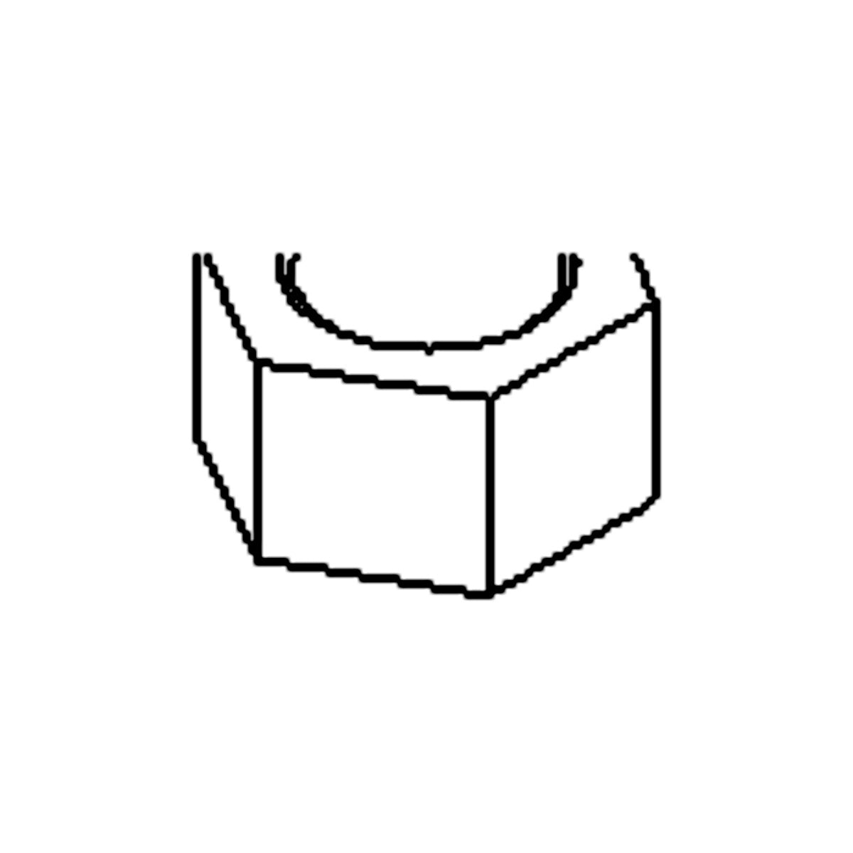 fhnf8002120000yz 2-12 NUT - ZINC